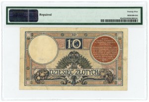 10 zloty 1924 - II EM. D - PMG 25 NETTO - RARO