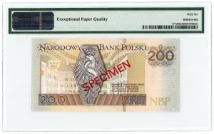 200 zloty 1994 - AA 0000000 - MODEL No. 1639 - PMG 66 EPQ