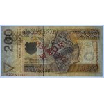 200 złotych 1994 - AA 0000000 - WZÓR Nr. 1639 - PMG 66 EPQ