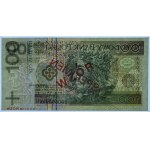 100 złotych 1994 - AA 0000000 - WZÓR Nr. 1620 - PMG 66 EPQ - 2-ga max nota