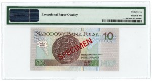 10 złotych 1994 - AA 0000000 - WZÓR Nr 1778 - PMG 67 EPQ - 2-ga max nota