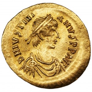 Byzancia, Konštantínopol - Justinián I. (527-565) Tremissis