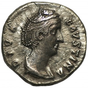 Roman Empire, Faustina I - Posthumous Denarius