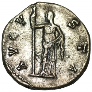 Rímska ríša, Faustína I. - posmrtný denár