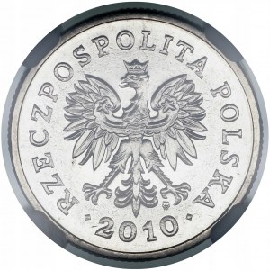 1 złoty 2010 - NGC MS 67 - 2-ga max nota