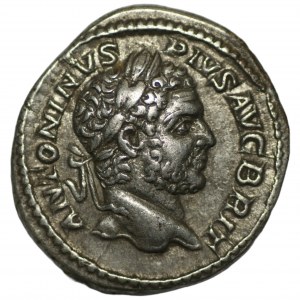 Římská říše, Řím - Caracalla (198-217) - Denár (210-213)