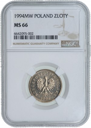 1 Gold 1994 - NGC MS 66