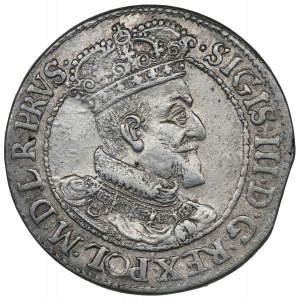 Sigismund III Vasa (1587-1632) - Ort 1618, Gdansk - bear's paw in shield