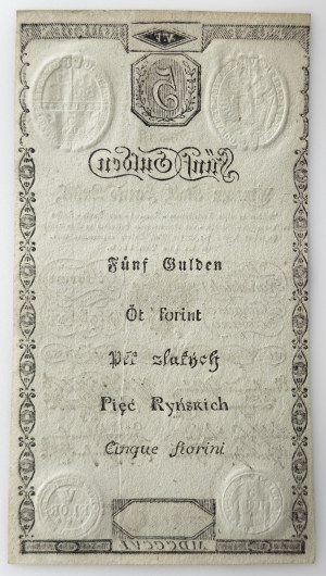 5 Rhenish guilders 1806 - 1/1-.