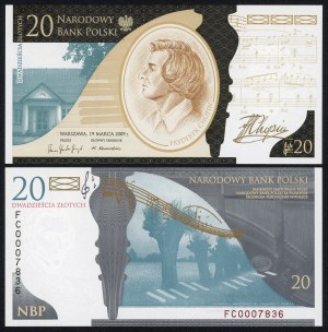 20 zloty 2009 - Frédéric Chopin - FC0007836