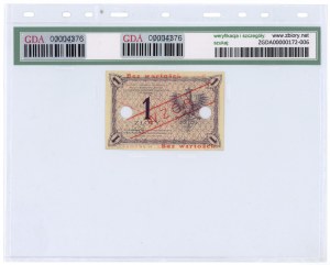 1 Zloty 1919 - S. 46 B - MODELL - GDA 45 NET