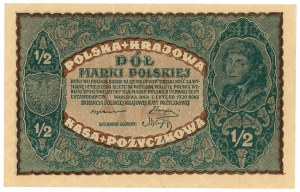 1/2 polnische Marke 1920