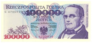 100.000 złotych 1993 - seria C