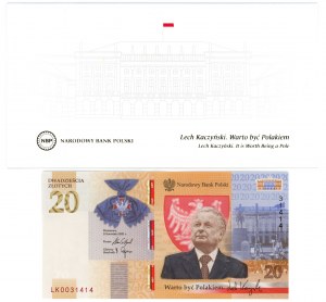 20 PLN 2021 - Lech Kaczyński