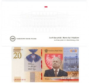 20 złotych 2021 - Lech Kaczyński