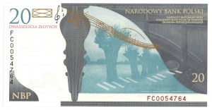 20 złotych 2009 - Fryderyk Chopin