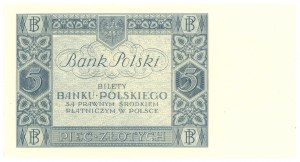 5 oro 1930 - serie CU.