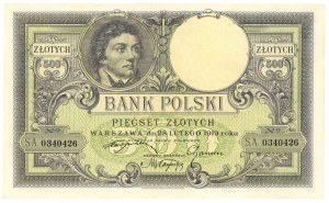 500 zlotých 1919 - série S.A.