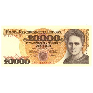20.000 złotych 1989 - seria C 1450017