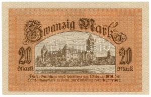 Province of Poznań ( Provinz Posen) - 20 marks 1918 UNGULTING - without sria and numbering