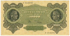 10,000 Polish marks 1922 - series F