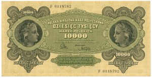 10 000 polských marek 1922 - série F