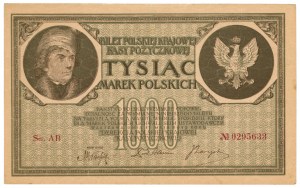 1 000 poľských mariek 1919 - séria AB