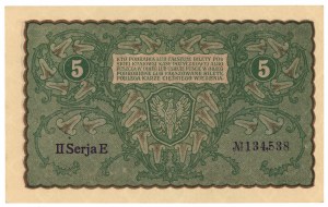 5 marchi polacchi 1919 - II Serie E