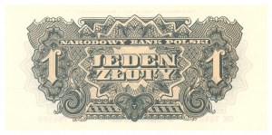 1 zlotý 1944 - série OK - pamětní emise z roku 1974