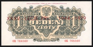 1 złoty 1944 - seria OK - emisja pamiątkowa z 1979