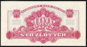 100 zlotých 1944 - Pamätná emisia z roku 1974 - séria Ax