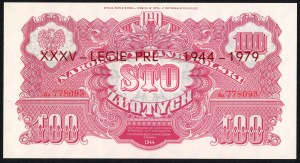 100 zlotých 1944 - Pamätná emisia z roku 1979 - séria Ax