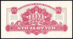 100 zlotých 1944 - Pamätná emisia z roku 1979 - séria Ax