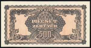 500 zloty 1944 emissione commemorativa 1974 - serie BH