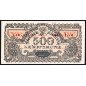 500 gold 1944 - commemorative issue of 1979 - BH series