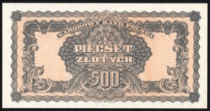500 zloty 1944 - Emissione commemorativa del 1979 - Serie BH