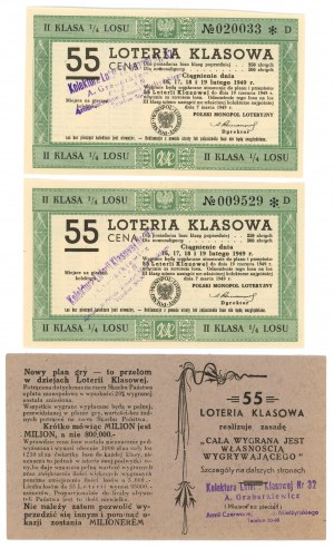 55 Loteria Klasowa + koperta
