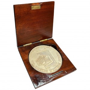 KGHM Polska Miedź SA O/ZG Rudna - medal in a wooden case.