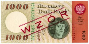 1.000 Zloty 1965 - Serie S - MODELL