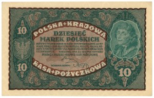 10 marchi polacchi 1919 - II Serie AZ