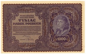 1,000 Polish marks 1919 - I Serja AO