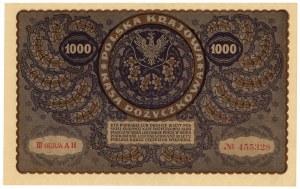 1.000 Polnische Mark 1919 - III Serie AH