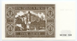 Rekonstrukcja 1000 złotych 1941 (2004) Krakowiak - MCSM 588
