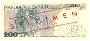 200 złotych 1976 - seria A 0000000 - WZÓR/SPECIMEN No 1464*
