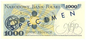 1,000 PLN 1975 - Series A - MODEL/SPECIMEN No 1200*.