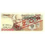 50.000 złotych 1993 - A 0000000 - WZÓR / SPECIMEN No 0804*
