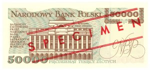 50.000 złotych 1993 - A 0000000 - WZÓR / SPECIMEN No 0804*