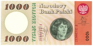 1.000 zloty 1965 - Serie F