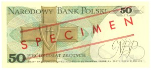 50 zloty 1979 - Serie BW 0000000 - MODELLO / SPECIMEN No.0140*