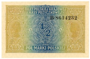 1/2 polské značky 1916 - Generální série B